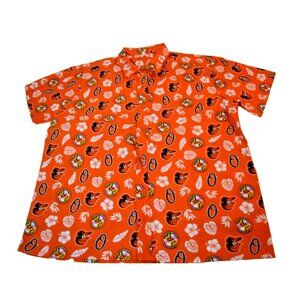 Baltimore Orioles SGA 6/30/2018 Button Up Hawaiian Shirt Baseball Giveaway M